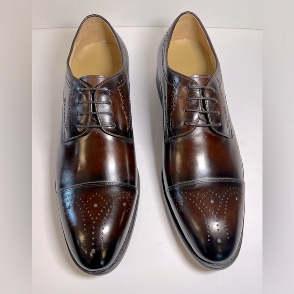 Madison Fort Captoe Brown Oxford Tie Up - Men’s Size 11.5 Brand New - Picture 2 of 6